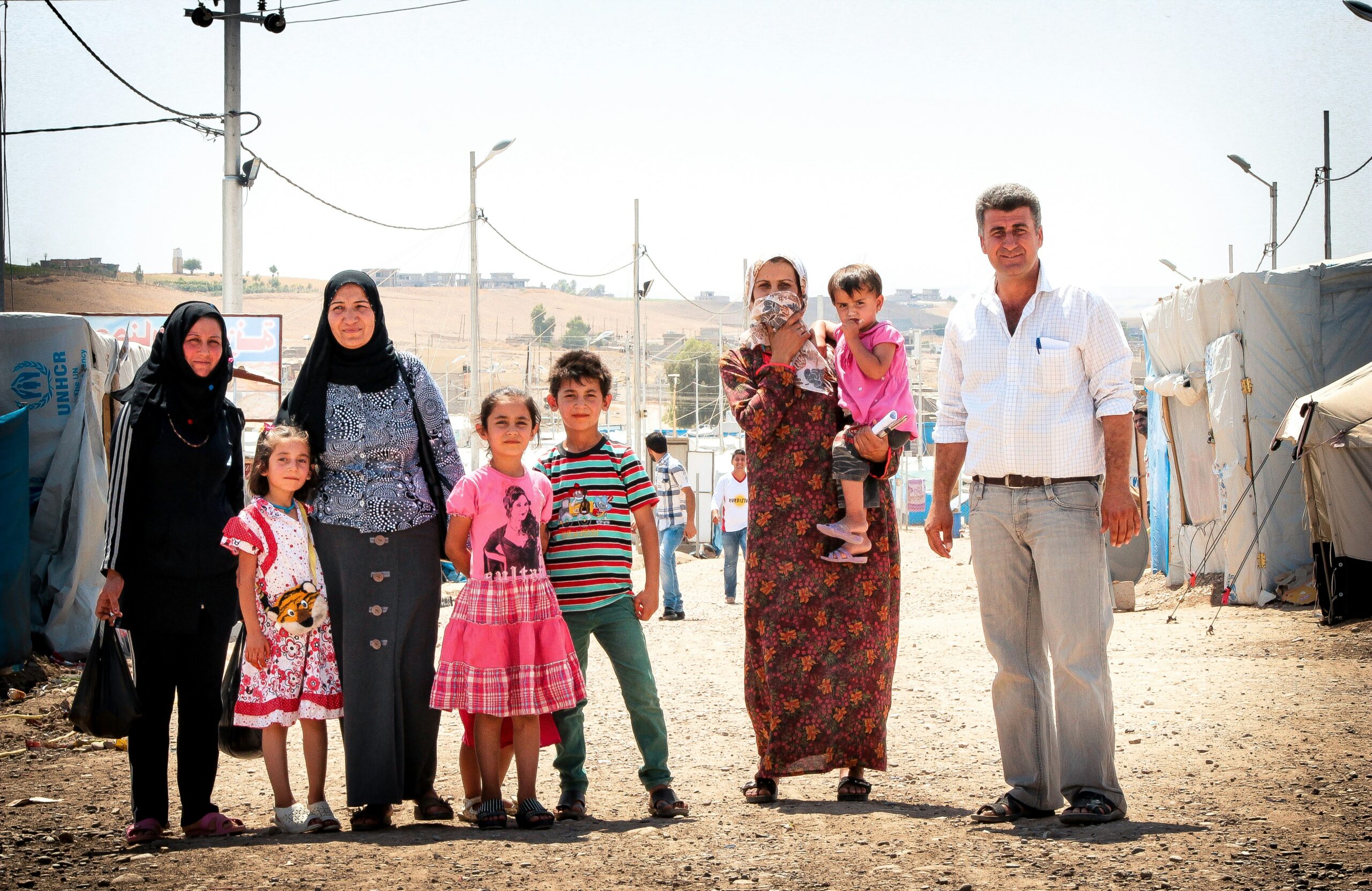 Photo of a family reuniting after successful repatriation due to crisis management intervention