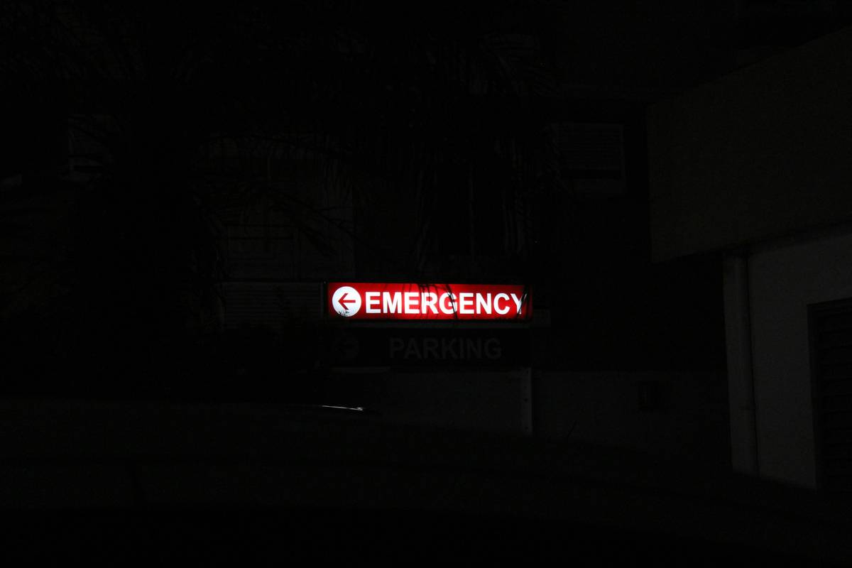 Photo of patient recovering in a hospital bed